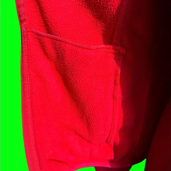 Pink fleece hoodie, zip-up with pockets - Picture 15 of 16